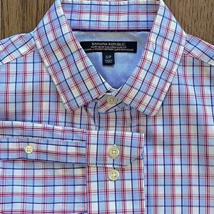 Banana Republic non-iron tailored slim fit shirt